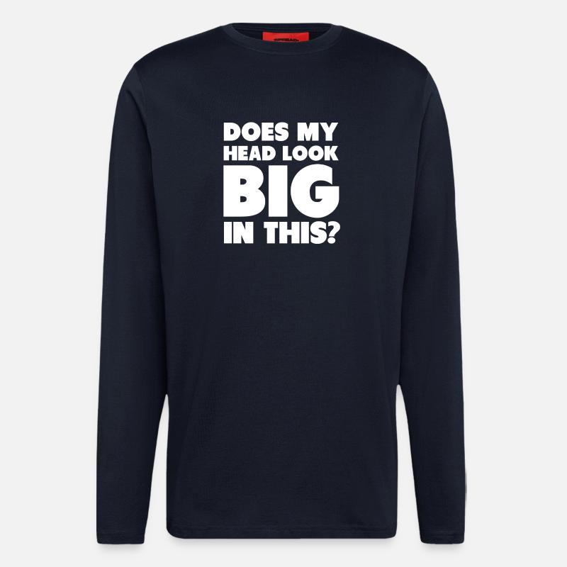 Spreadshirt BIG HEAD - Longsleeve - made by SPREAD - DARK NAVY
