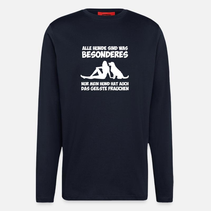 Das geilste Frauchen - Langarmshirt - made by SPREAD  - DARK NAVY
