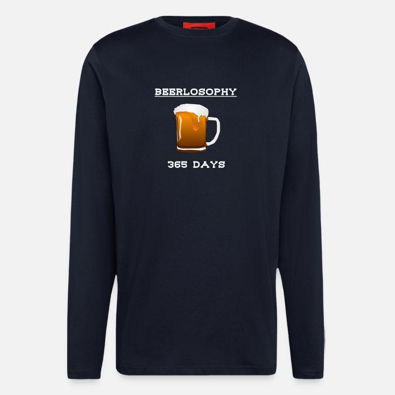 Beer 365 - Langarmshirt - made by SPREAD  - DARK NAVY