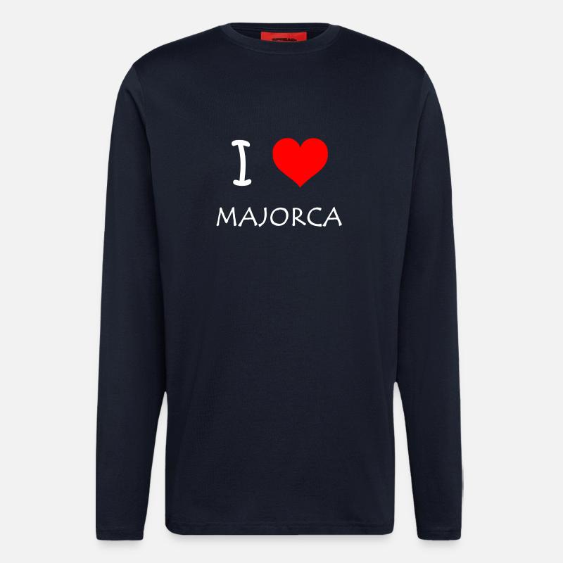 I Love Majorca - Langarmshirt - made by SPREAD  - DARK NAVY