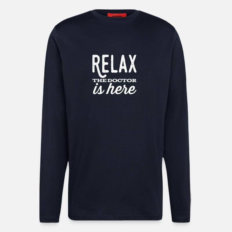 Relax Doktor Design - Langarmshirt - made by SPREAD  - DARK NAVY