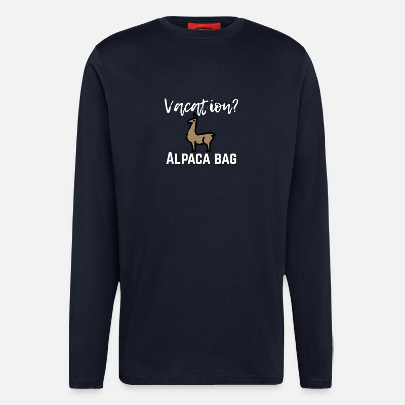 Vacation? - Langarmshirt - made by SPREAD  - DARK NAVY
