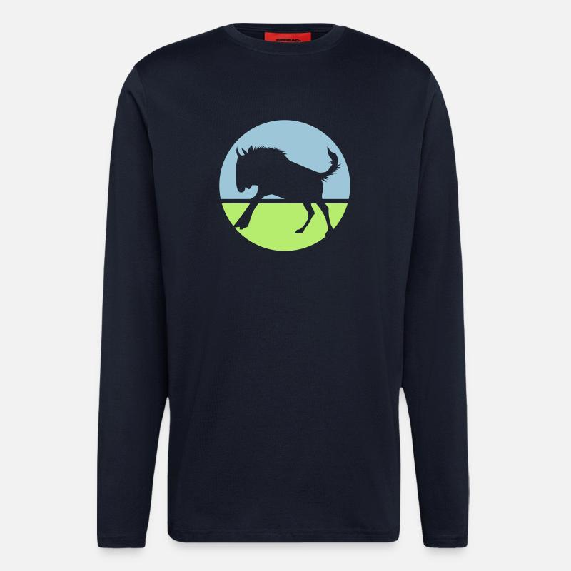 Gnu - Langarmshirt - made by SPREAD  - DARK NAVY