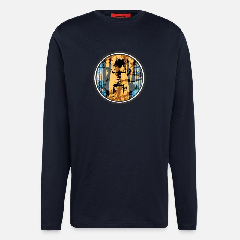 Graffiti Australien - Langarmshirt - made by SPREAD  - DARK NAVY