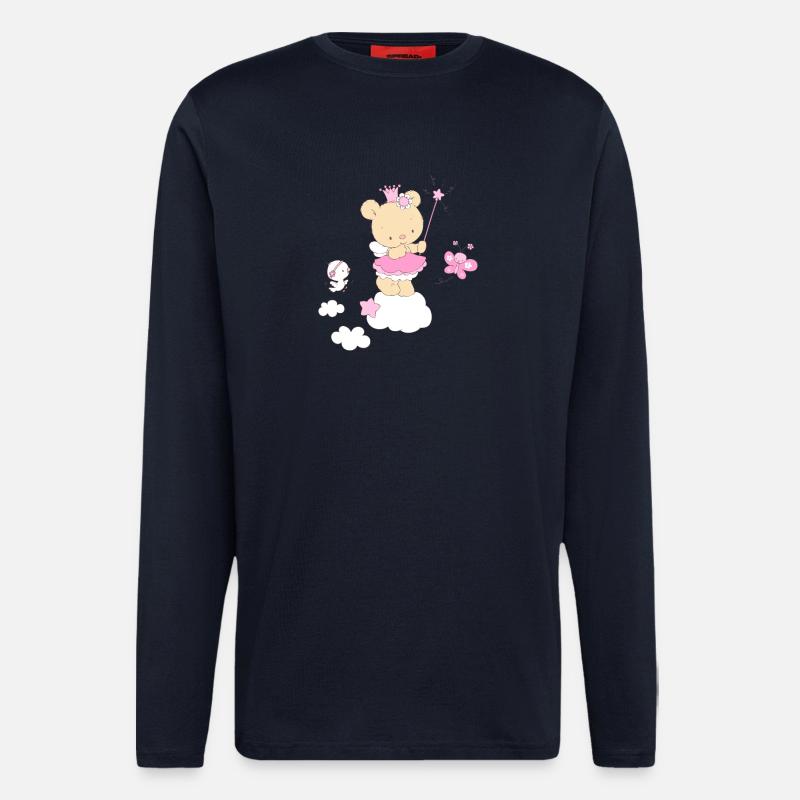 Magic Teddy Bear Princess - Longsleeve - made by SPREAD  - DARK NAVY