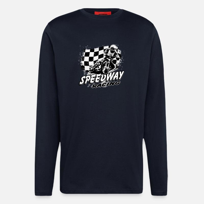 Speedway Racing - Langarmshirt - made by SPREAD  - DARK NAVY