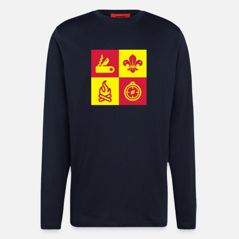 Scout / Scouting / Pfadfinder / Pfadfinderin - Langarmshirt - made by SPREAD - DARK NAVY