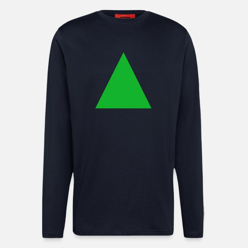 Triangle / Dreieck (1c) - Longsleeve - made by SPREAD  - DARK NAVY