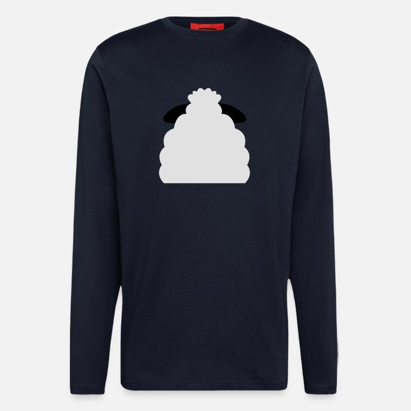 schafhinten - Langarmshirt - made by SPREAD  - DARK NAVY