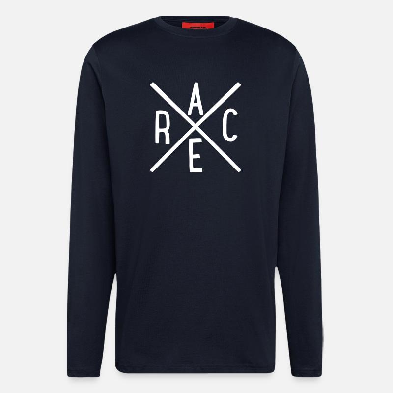 Rennen - Langarmshirt - made by SPREAD  - DARK NAVY