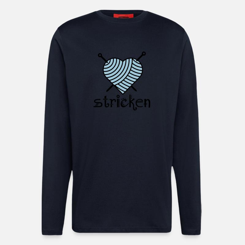 Stricklies'l - Langarmshirt - made by SPREAD  - DARK NAVY