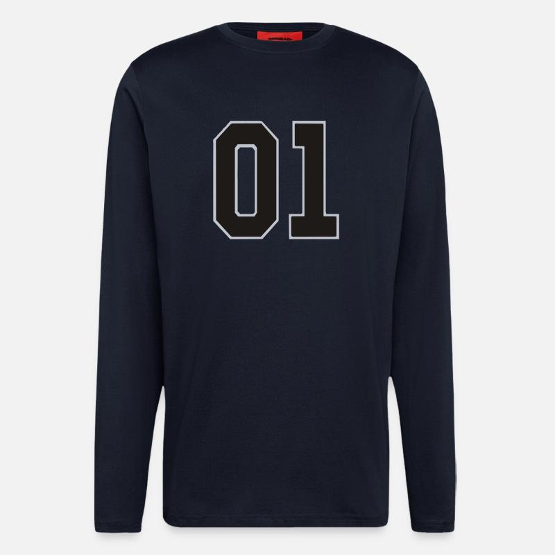 01 - Langarmshirt - made by SPREAD  - DARK NAVY
