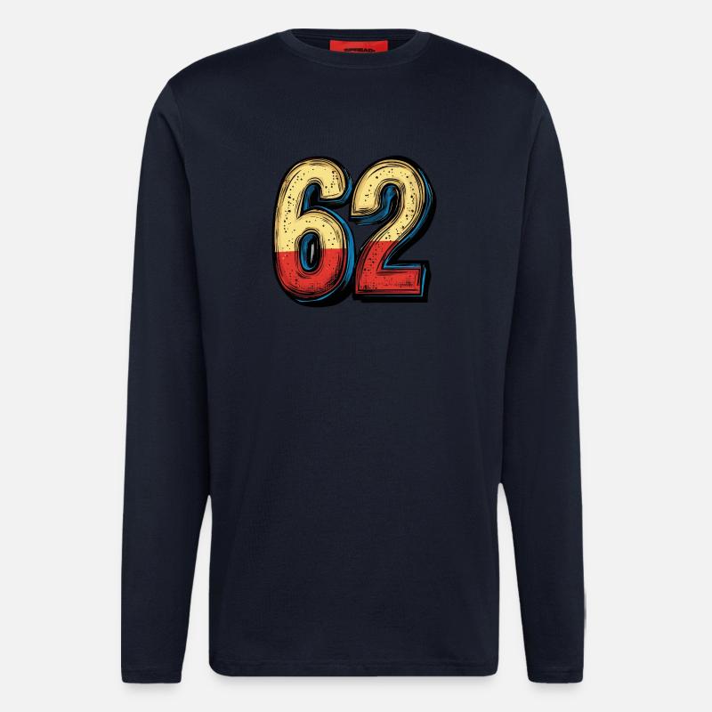 62 Number Comic - Longsleeve - made by SPREAD  - DARK NAVY