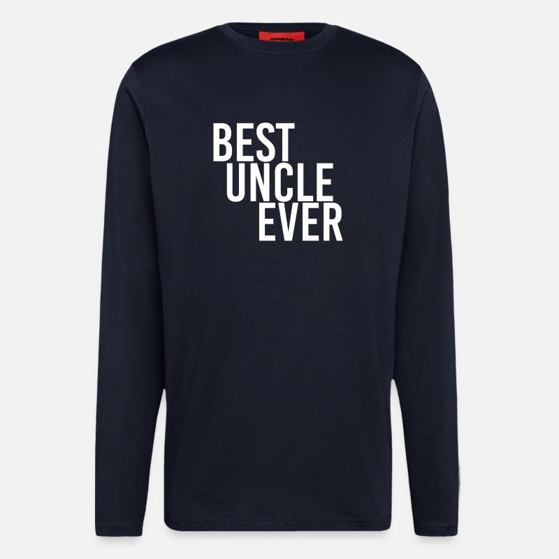best uncle ever - Longsleeve - made by SPREAD  - DARK NAVY