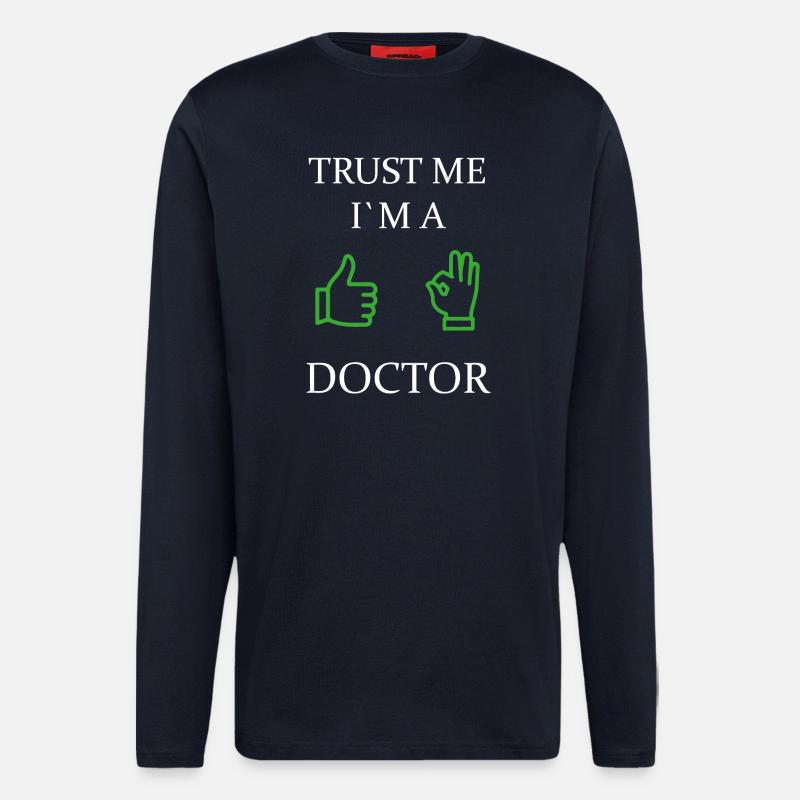 Trust me - Langarmshirt - made by SPREAD  - DARK NAVY