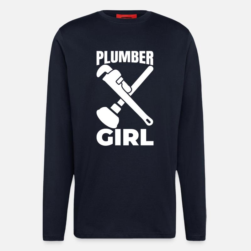 Klempnerin - Langarmshirt - made by SPREAD  - DARK NAVY