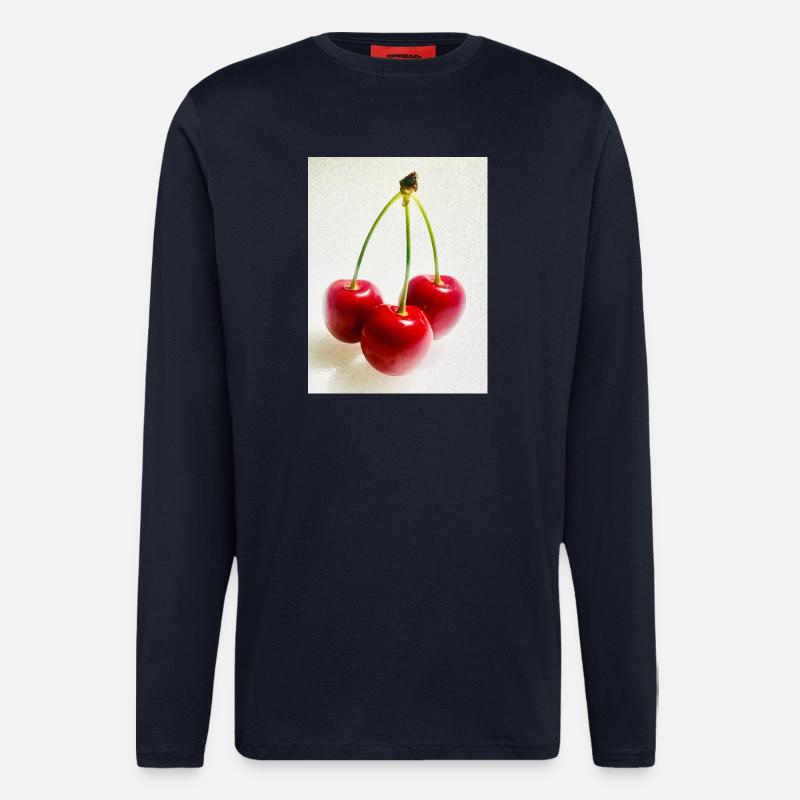 Kirsche - Langarmshirt - made by SPREAD  - DARK NAVY