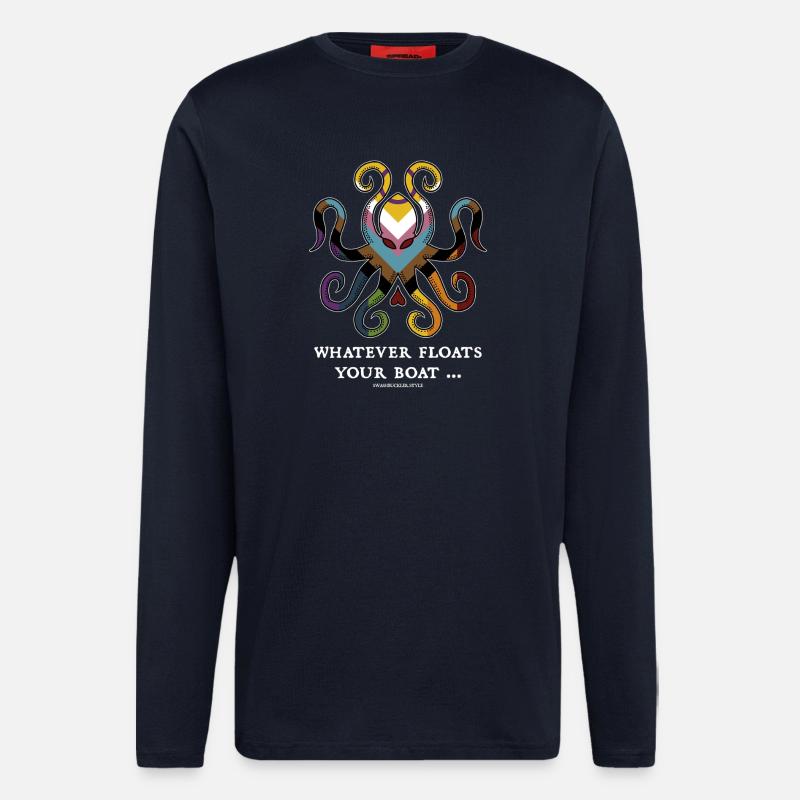 KrakenPride 2025 - Langarmshirt - made by SPREAD - DARK NAVY