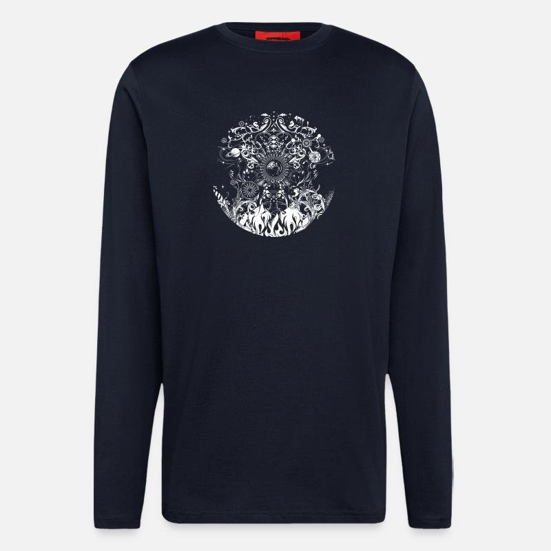 four elements - Longsleeve - made by SPREAD  - DARK NAVY