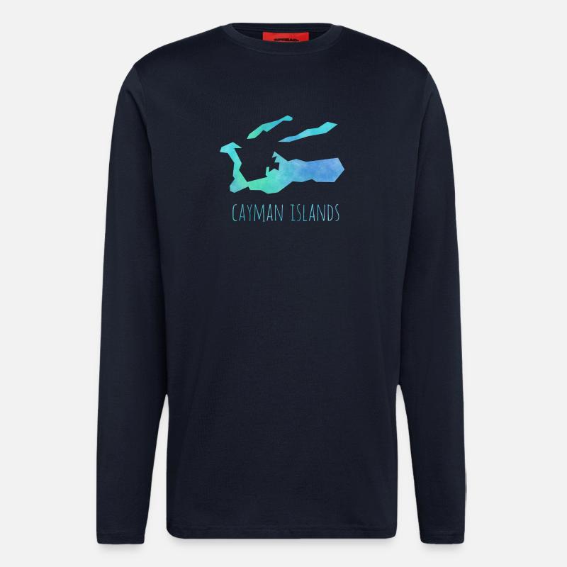 Kaimaninseln - Langarmshirt - made by SPREAD  - DARK NAVY