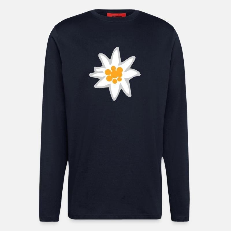Edelweiss - Langarmshirt - made by SPREAD  - DARK NAVY