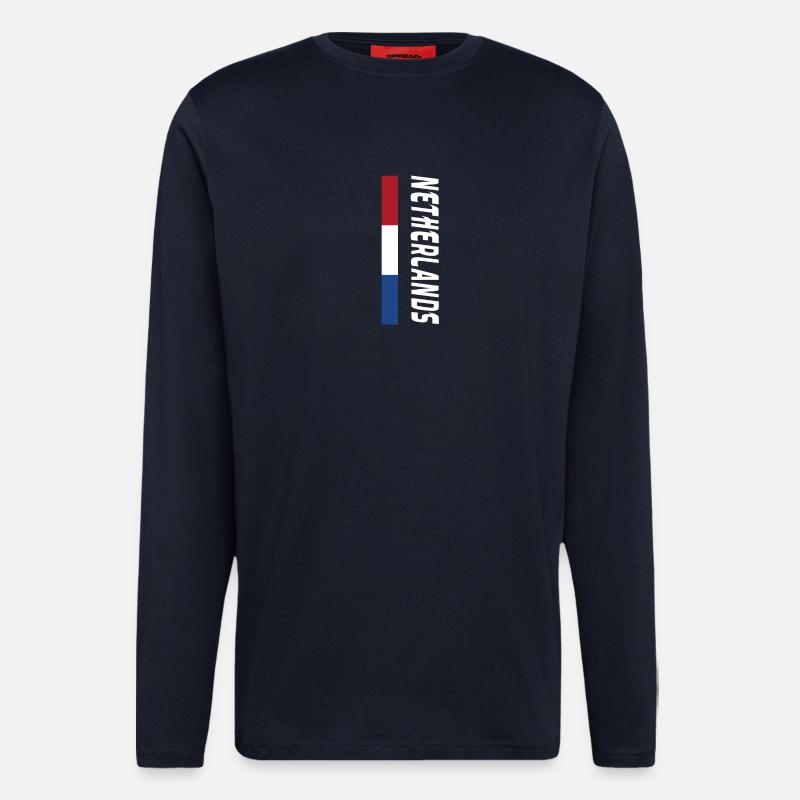 Netherlands / Gift / Gift Idea - Longsleeve - made by SPREAD - DARK NAVY