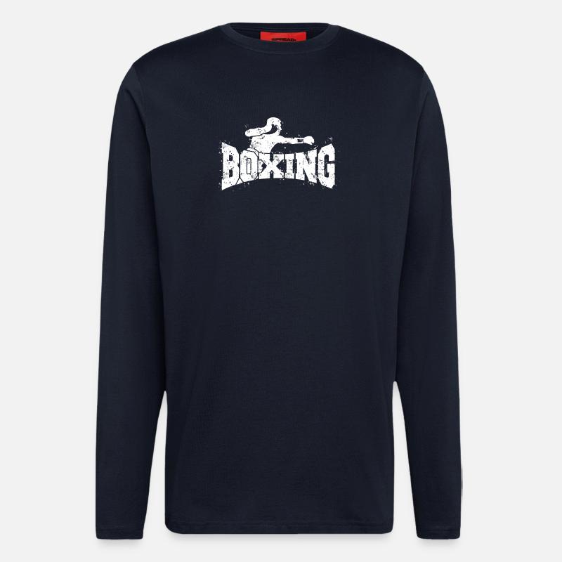 Boxen - Boxer - Langarmshirt - made by SPREAD  - DARK NAVY