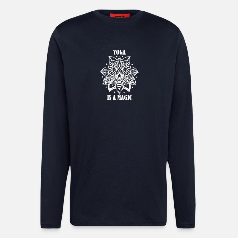 Yoga - Langarmshirt - made by SPREAD - DARK NAVY