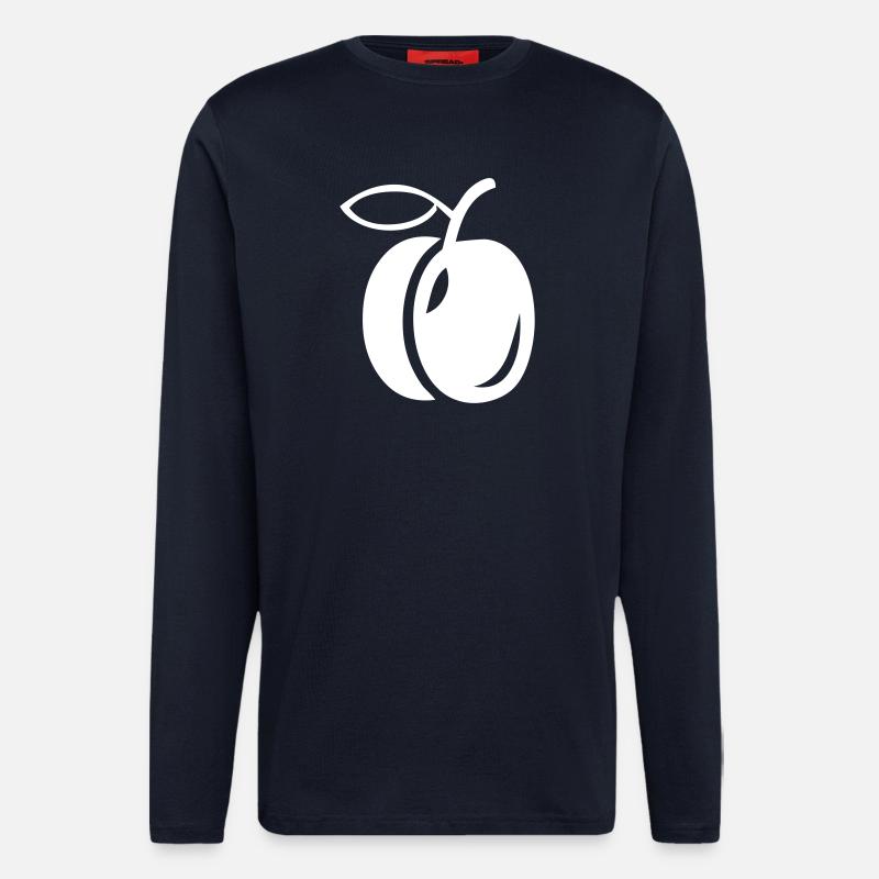 Eine Pflaume - Langarmshirt - made by SPREAD  - DARK NAVY