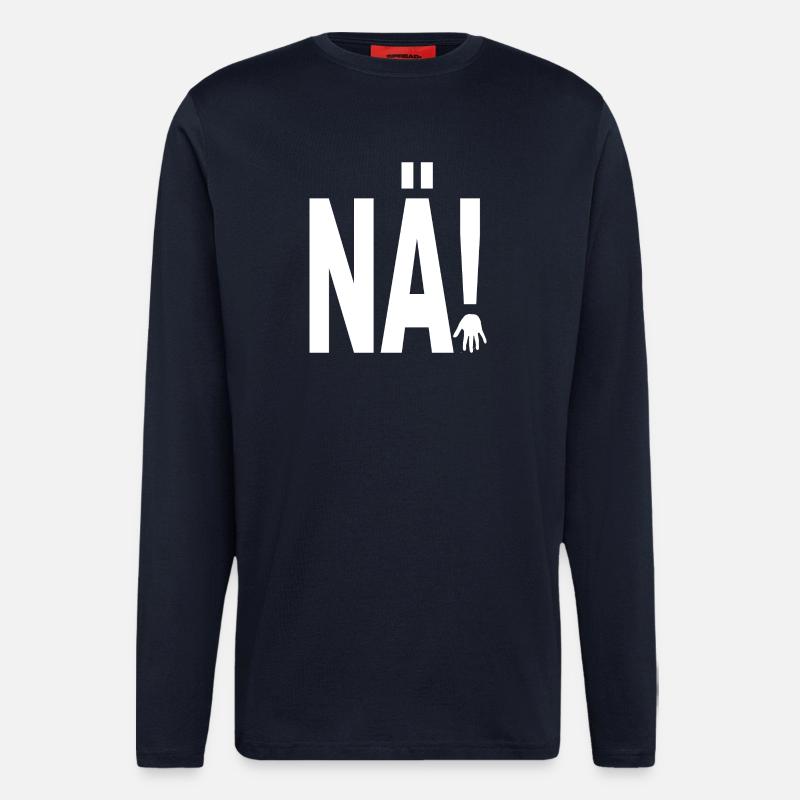 NÄ! - Langarmshirt - made by SPREAD - DARK NAVY