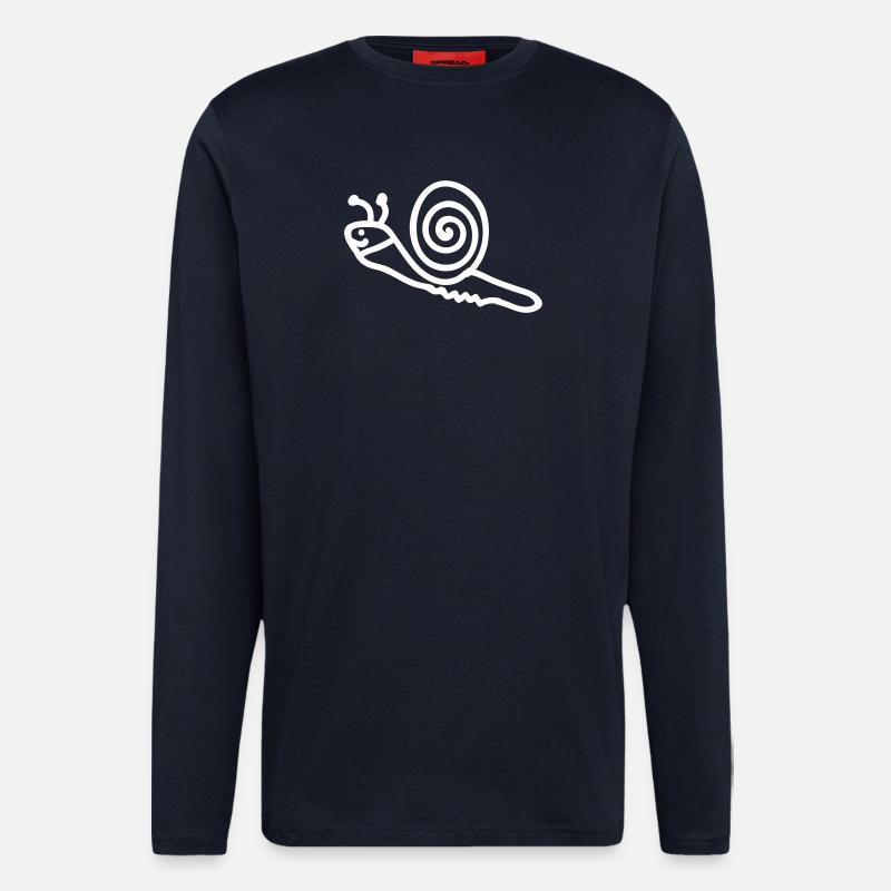 Schnecke - Langarmshirt - made by SPREAD - DARK NAVY