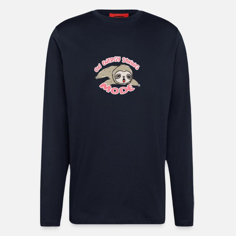 Pyjama Sloth - Longsleeve - made by SPREAD  - DARK NAVY