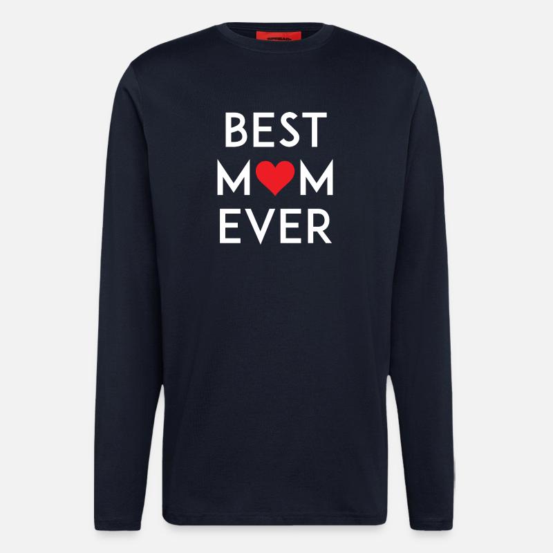 Beste Mutter aller Zeiten - Langarmshirt - made by SPREAD  - DARK NAVY
