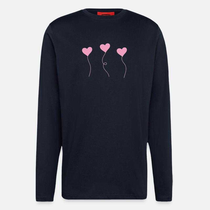 heart - Langarmshirt - made by SPREAD  - DARK NAVY