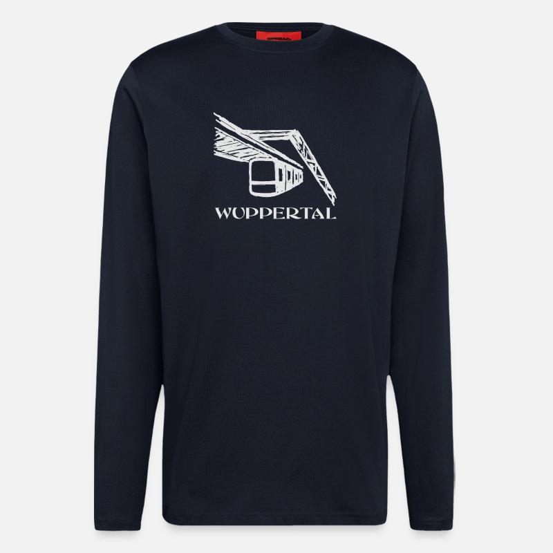 Schwebebahn - Langarmshirt - made by SPREAD  - DARK NAVY