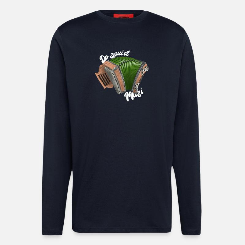 Do spui'd Musi // hell | ZiachON! - Langarmshirt - made by SPREAD - DARK NAVY