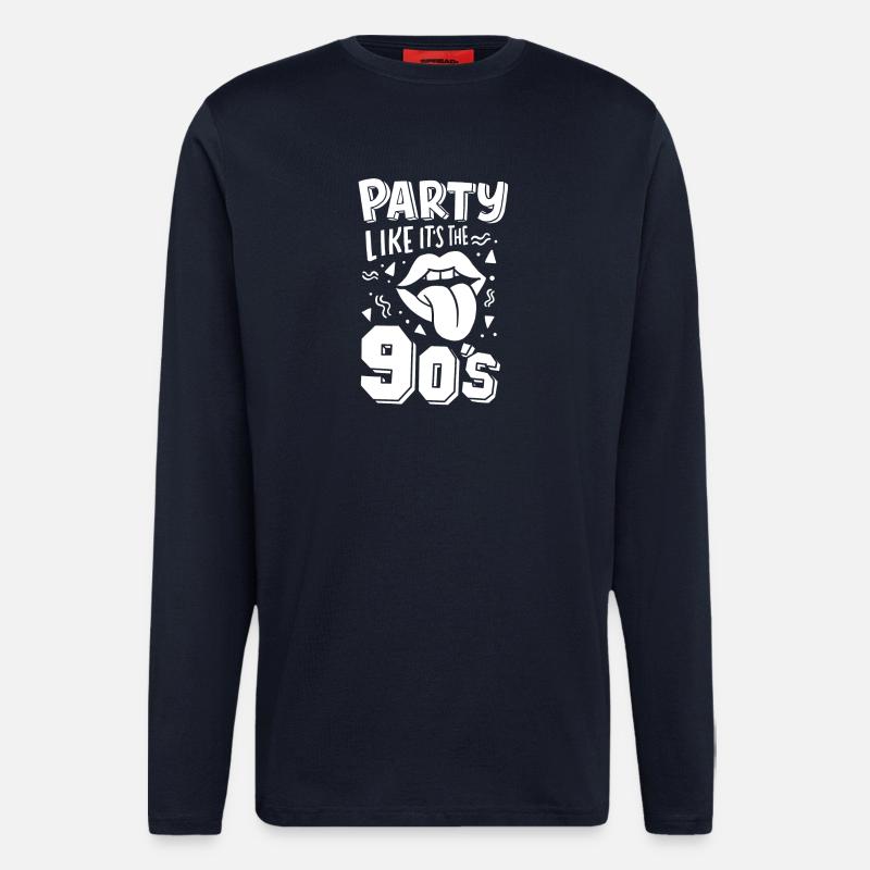 90er - Langarmshirt - made by SPREAD  - DARK NAVY