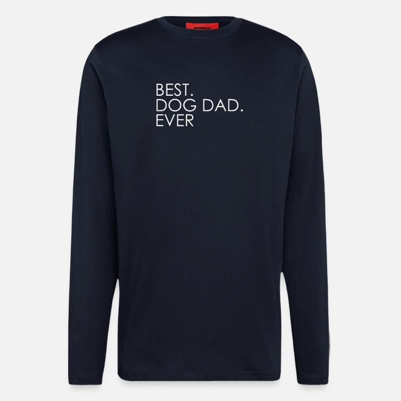 Bester Hundevater Aller Zeiten - Langarmshirt - made by SPREAD  - DARK NAVY
