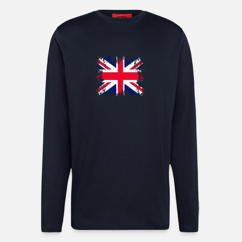 England England - Langarmshirt - made by SPREAD  - DARK NAVY