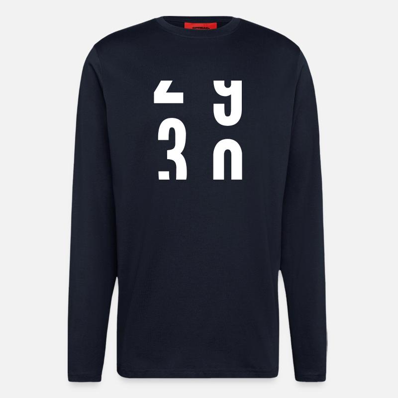 30 Jahre - Langarmshirt - made by SPREAD - DARK NAVY