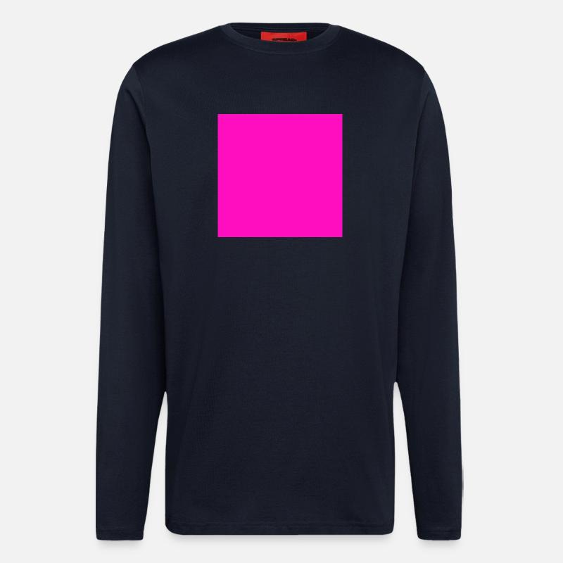 pinker Hintergrund Textur Vorlage personalisieren - Langarmshirt - made by SPREAD  - DARK NAVY