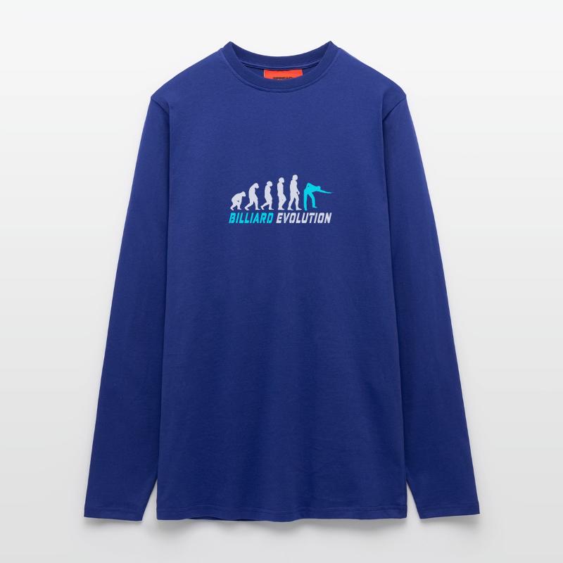 Billard Evolution Design / Geschenkidee Langarmshirt - made by SPREAD 