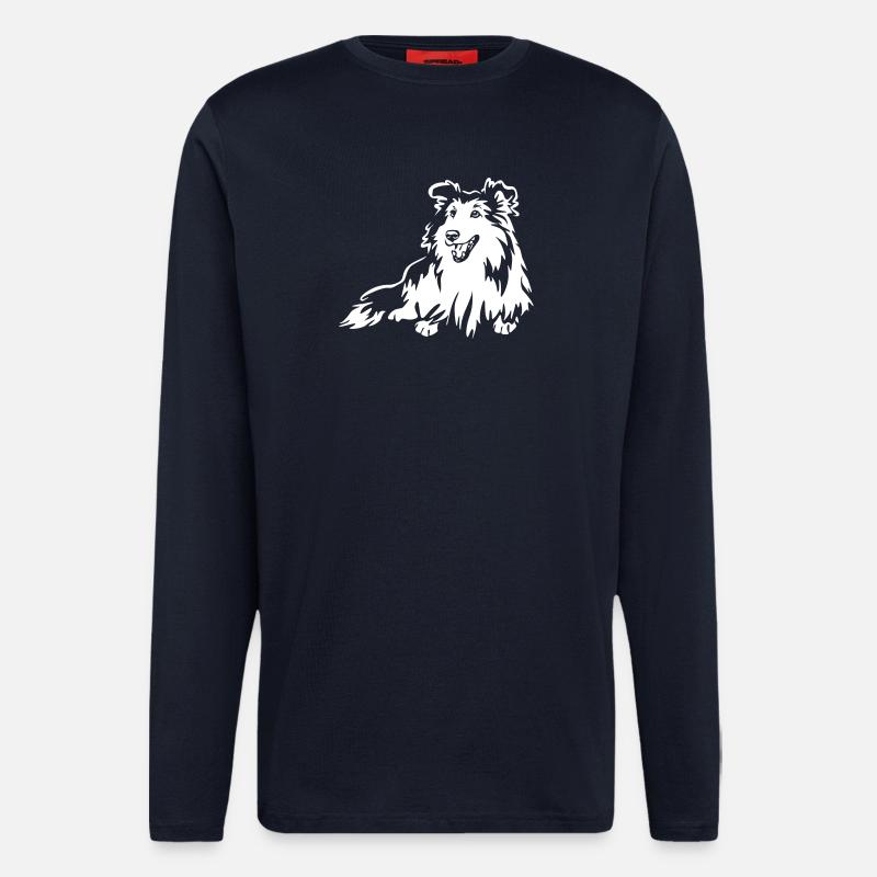 Sheltie "Black Edition" - Langarmshirt - made by SPREAD  - DARK NAVY