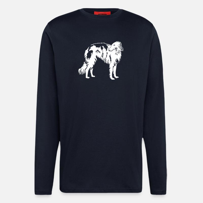 Barsoi "Black Edition" - Langarmshirt - made by SPREAD - DARK NAVY