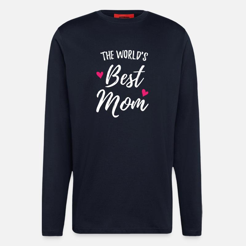 Die beste Mutter der Welt - Langarmshirt - made by SPREAD - DARK NAVY