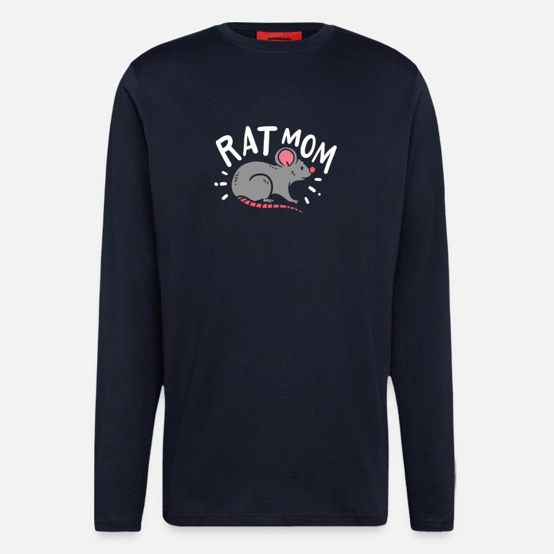 Ratte - Langarmshirt - made by SPREAD - DARK NAVY