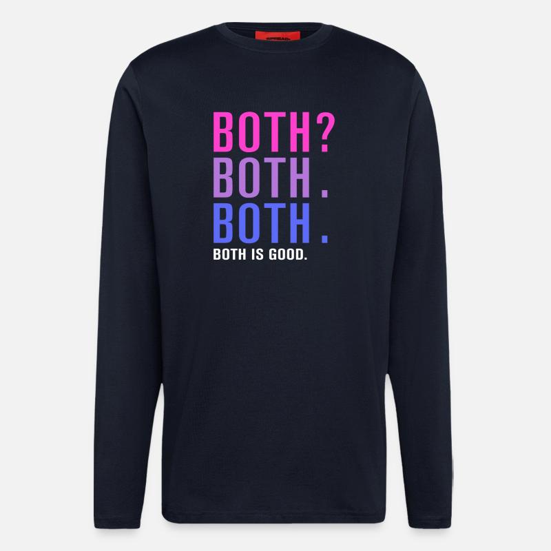 Both Is Good Pride - Longsleeve - made by SPREAD  - DARK NAVY