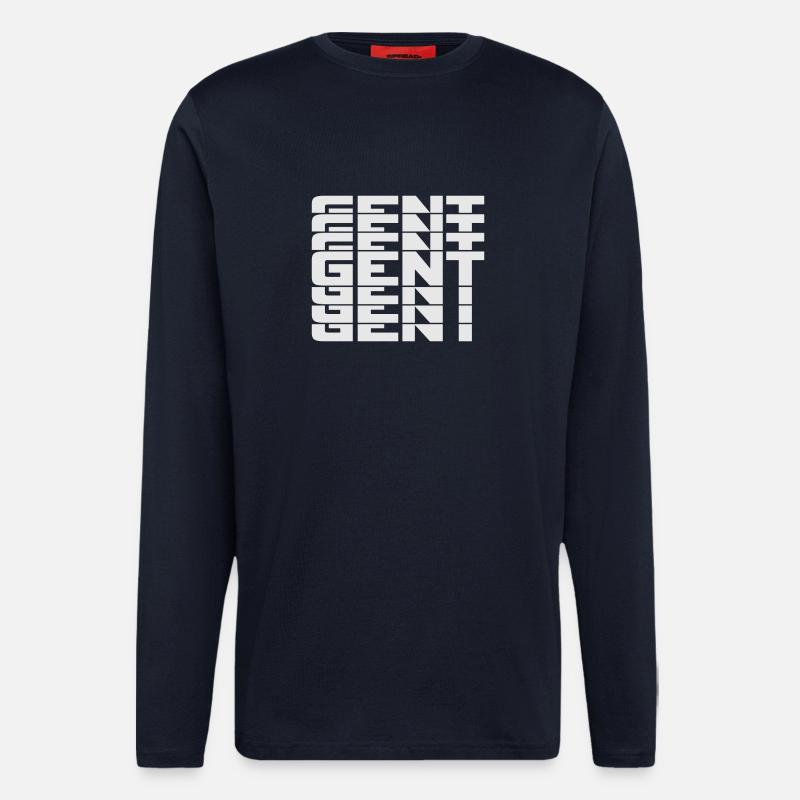 Gent (Belgium) - Langarmshirt - made by SPREAD  - DARK NAVY