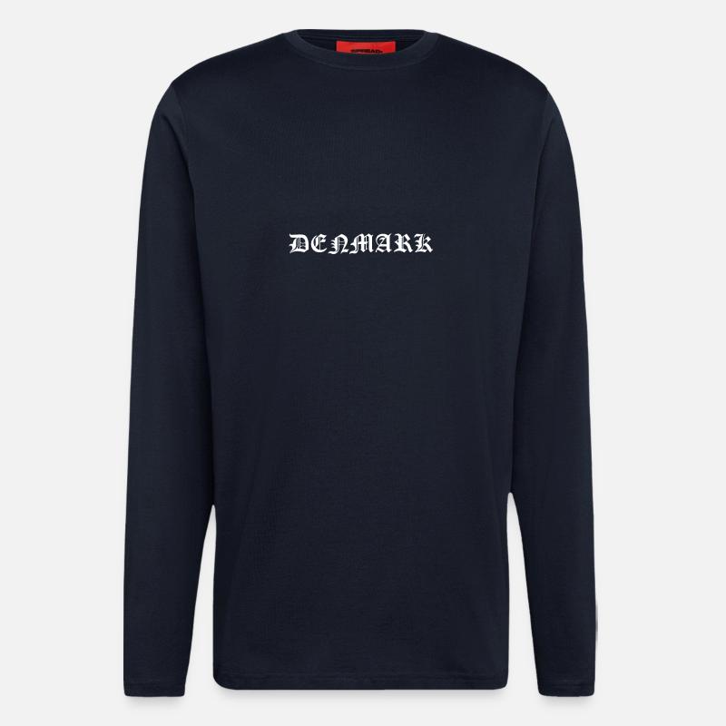 Old Danish Dänemark - Langarmshirt - made by SPREAD  - DARK NAVY