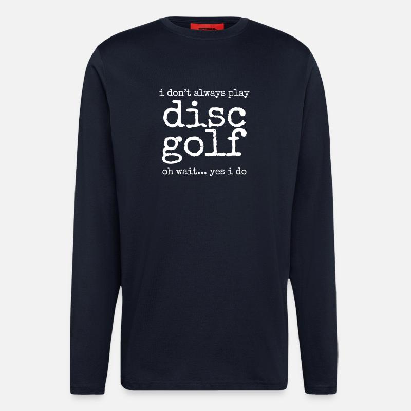 Discgolf Discgolfer Discgolfspieler - Langarmshirt - made by SPREAD  - DARK NAVY